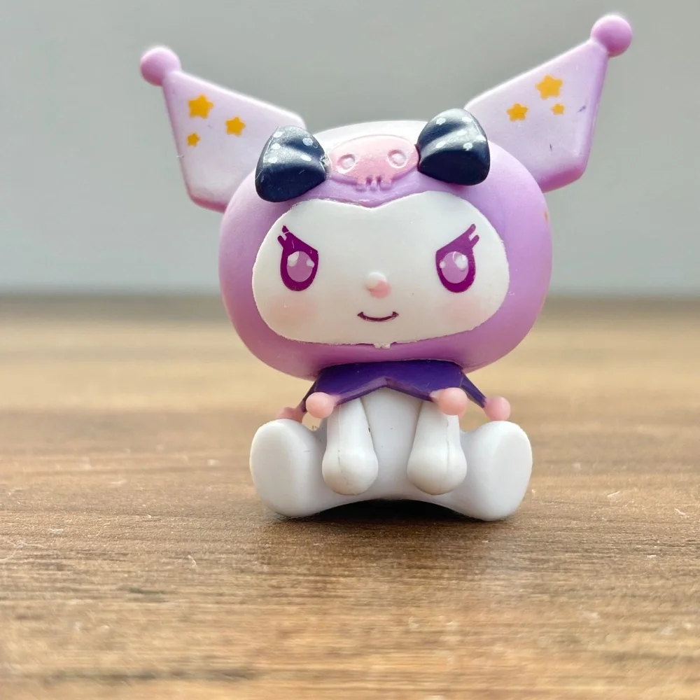 Sanrio Secret Childlike Heart Rocking Horse FLYING KUROMI Miniso Toy Figure Set